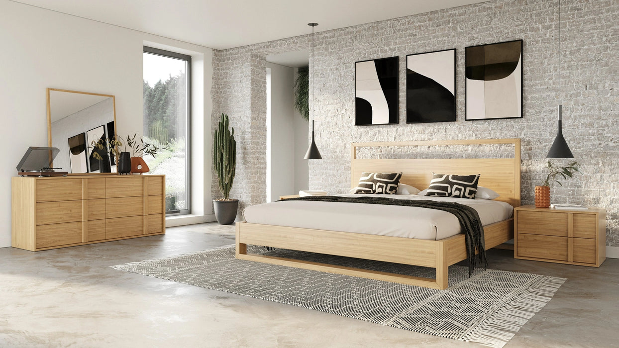 Berlin - Modern Natural Oak Bedroom Set