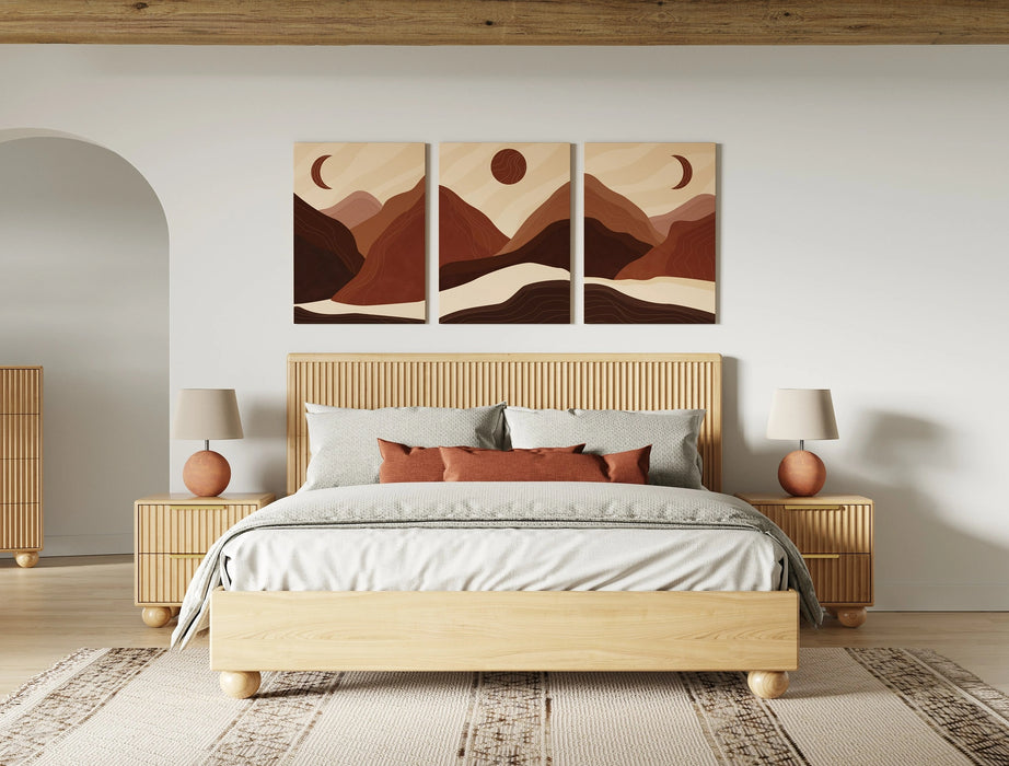 Winters - Modern Natural Oak 4-Piece Bedroom Set