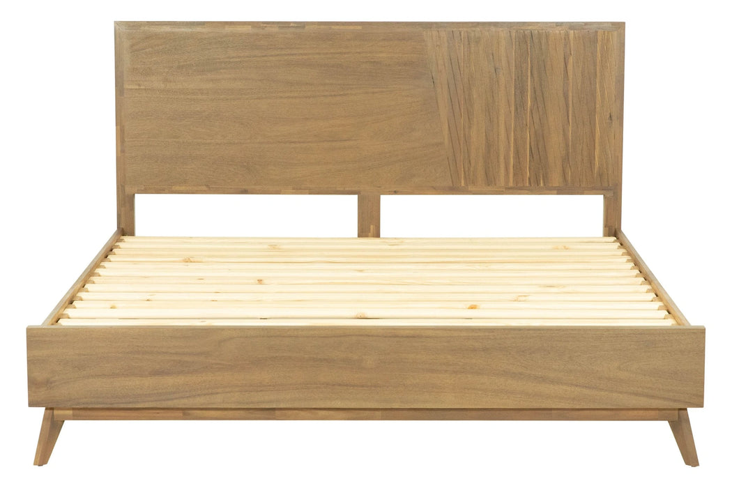Claire - Contemporary Walnut Bed