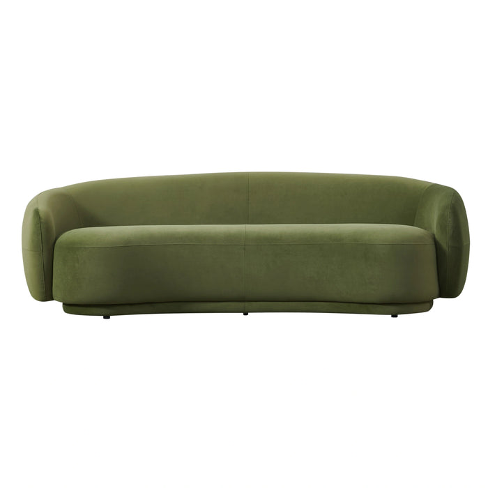 Andrew - Modern Green Fabric Sofa