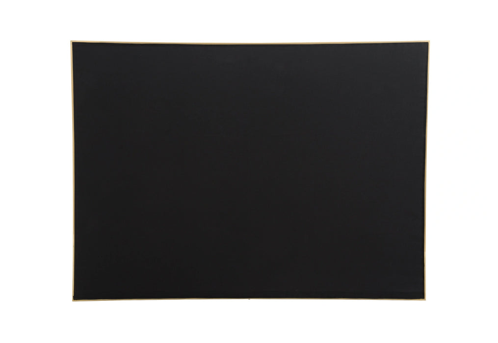 Daystar - Modern Dark Brown Velvet & Gold Bed