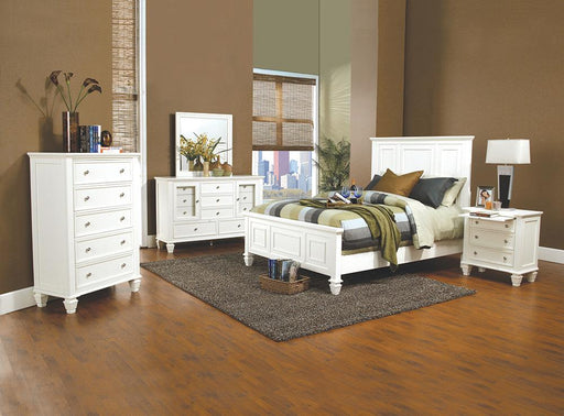 Sandy Beach 5-Piece Queen Bedroom Set with High Headboard image