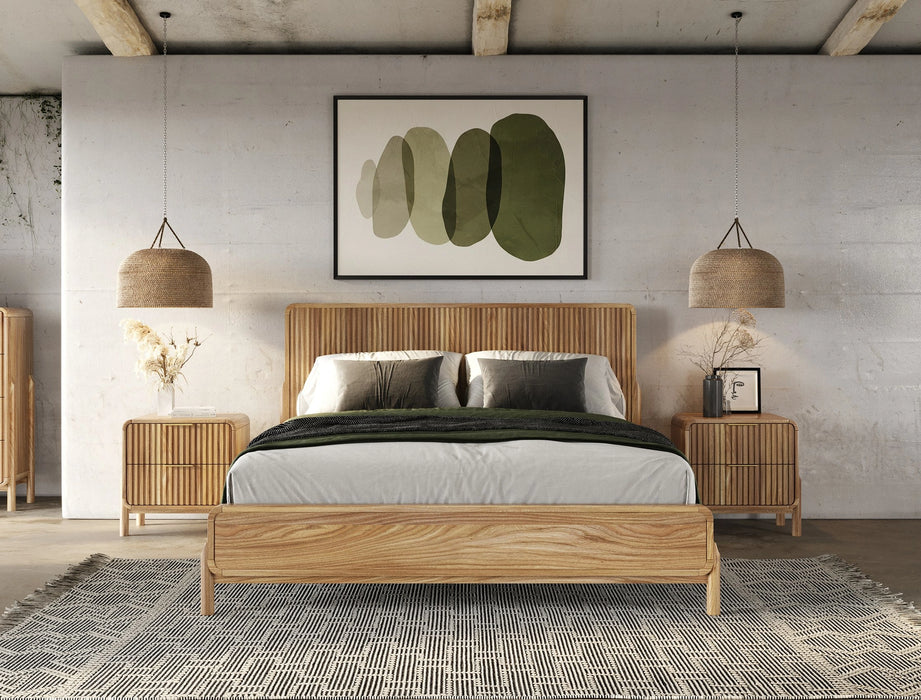 Mikala - Modern Natural Oak Bedroom Set