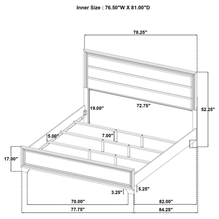 Wright 4 Pc Bedroom Set