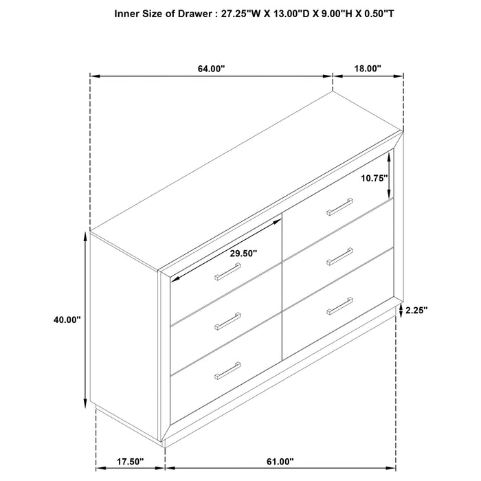 Kenora 4 Pc Bedroom Set