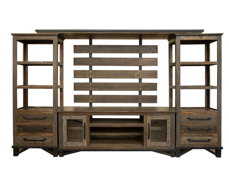 Loft Brown Wall Unit