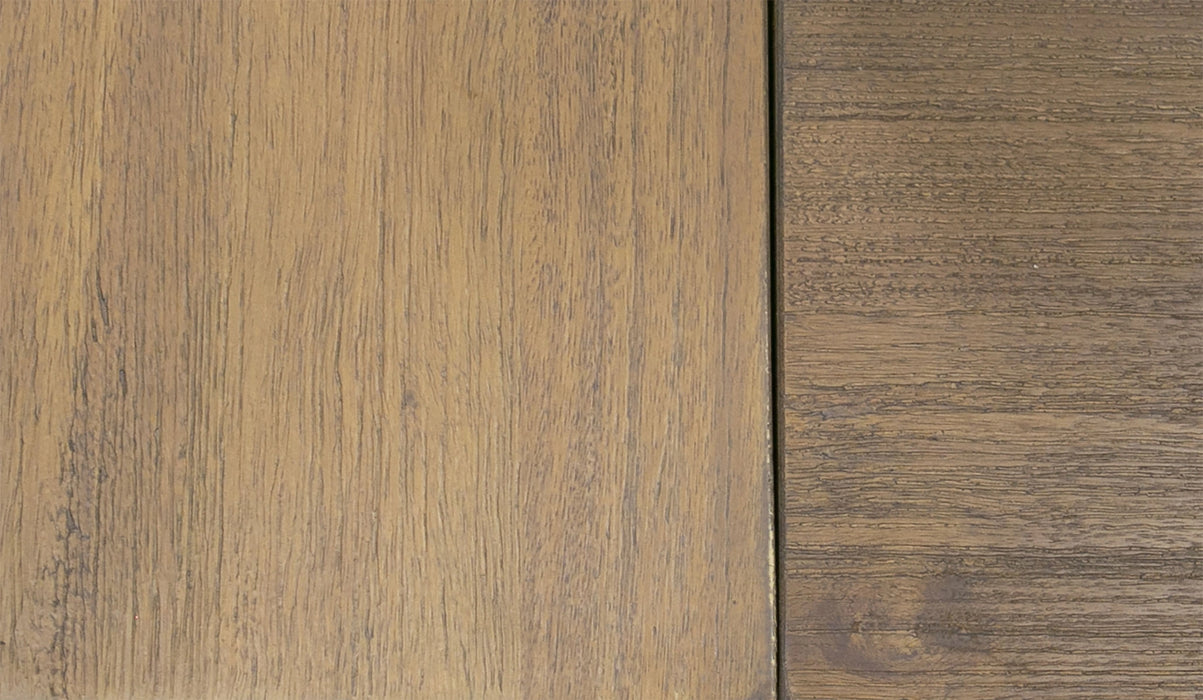 Fantasia - Contemporary Walnut & Grey Bed with Two Nightstands