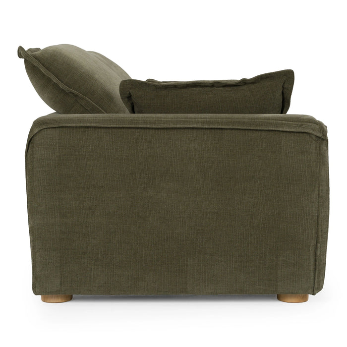 Durbin - Modern Green Fabric Sofa