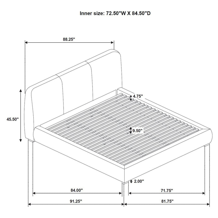 Mokena Panel Platform Bed