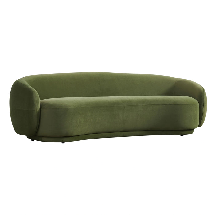 Andrew - Modern Green Fabric Sofa Set