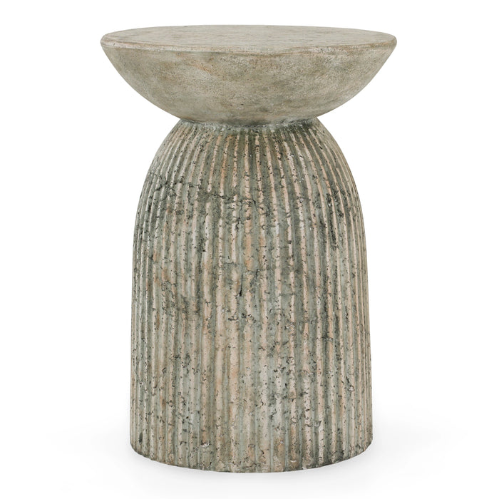 Katyal - Modern Old Grey Fiberform End Table