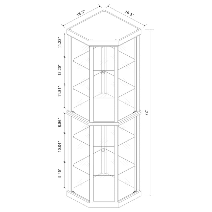 Appledale Curio Cabinet