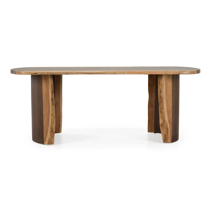 Orville - Modern Live Edge Acacia Dining Table