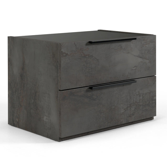 Ferrara - Modern Volcano Oxide Grey 4-Piece Bedroom Set