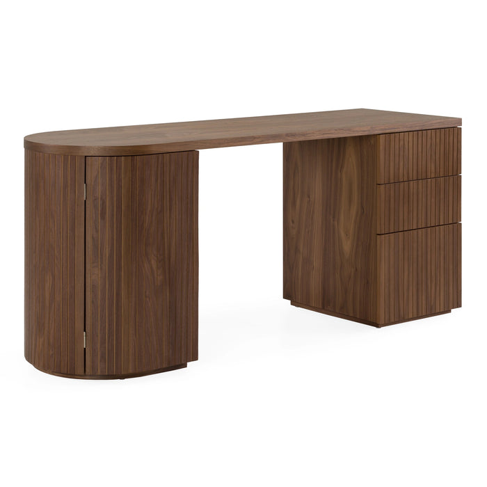 Albrite - Modern Walnut Desk