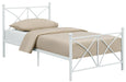 Hart Full Platform Bed White image