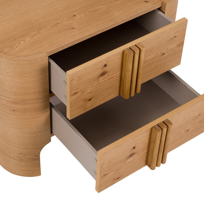 Newhart - Modern Natural Oak Nightstand