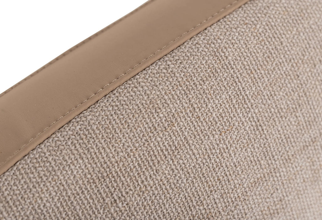 Brittany - Modern Beige Fabric Bed