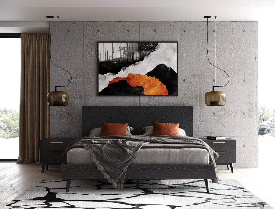 Diana - Modern Grey Ash Bed