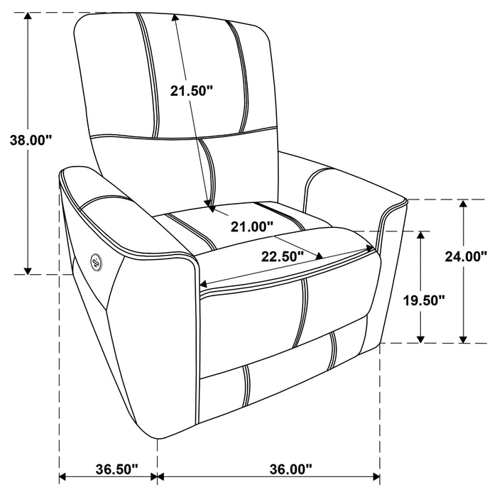 Greenfield Power Reclining 3 Pc Set