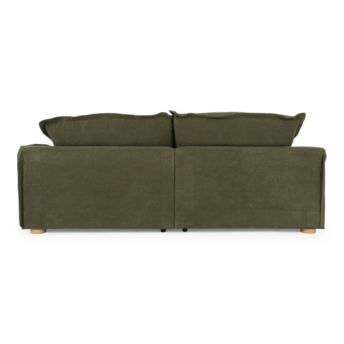 Durbin - Modern Green Fabric Sofa