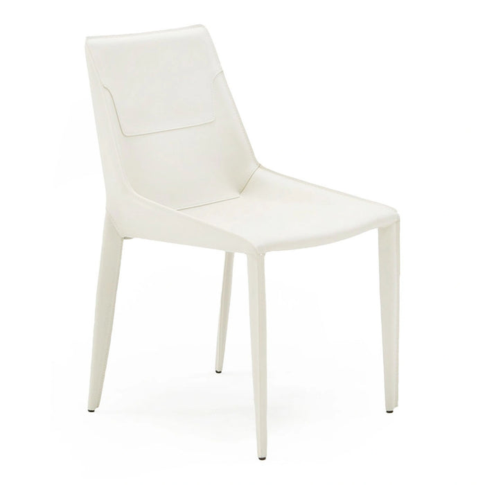 Halo - Modern Saddle Leather Dining Chair Set of Two