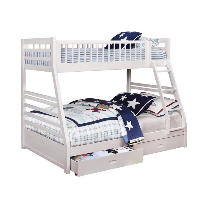 Ashton Twin Over Full 2-drawer Bunk Bed