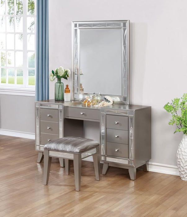 Leighton Vanity Mirror Metallic Mercury