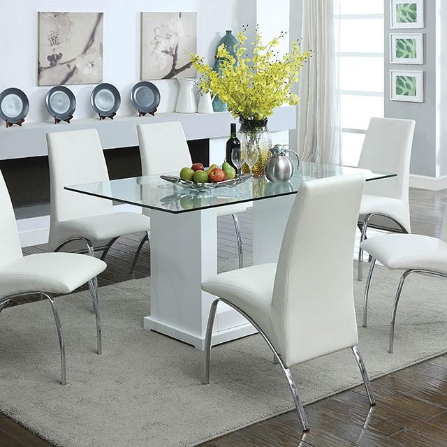 Eva 7 Pc Dining Table Set