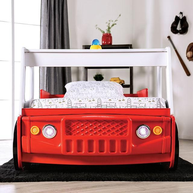 FIERSTALL Twin Bed, Red