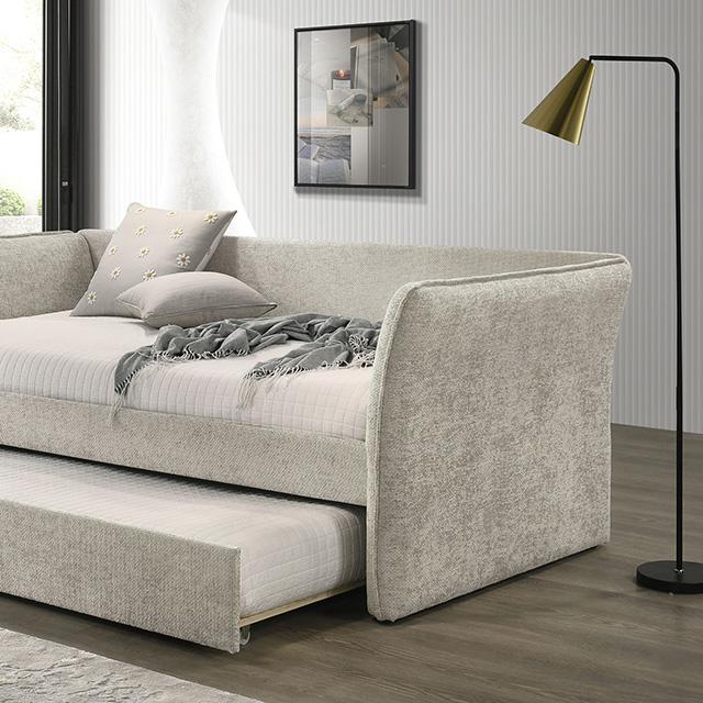 Yuri Twin Daybed w/ Trundle Beige