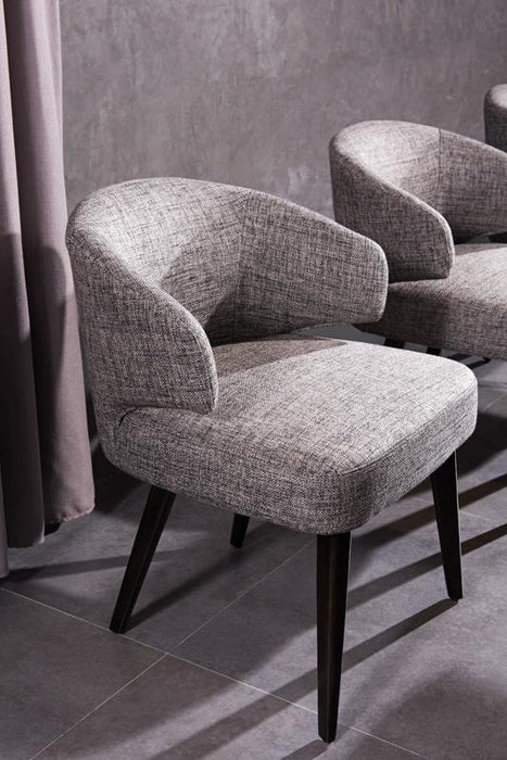 Modrest Carlton Modern Grey Fabric Dining Chair image