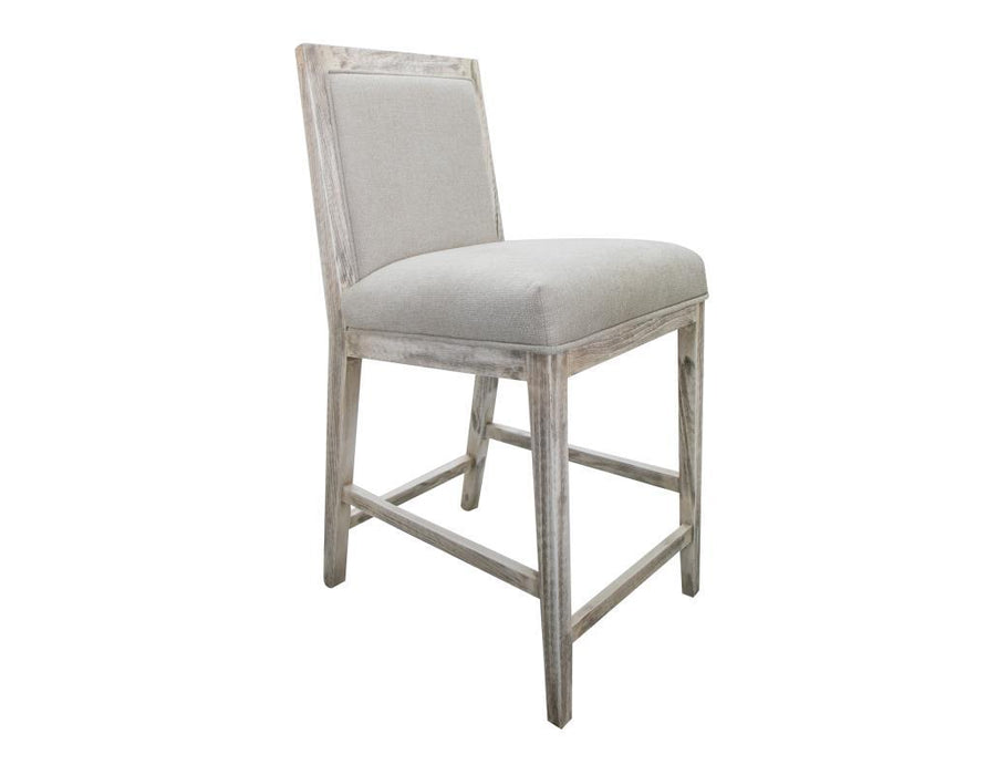 Sahara 24" Uph. Barstool, white finish image