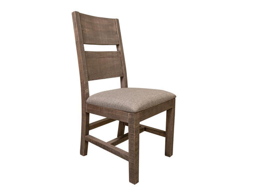 Marble Solid wood Chair, w/ Gray Fabric Seat image