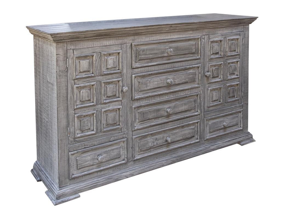 Terra Gray 6 Drawer, 2 Doors Dresser image