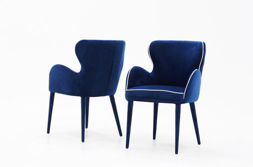 Modrest Tigard Modern Blue Fabric Dining Chair image