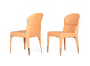 Modrest Ogden - Modern Peach & Rosegold Dining Chair (Set of 2) image