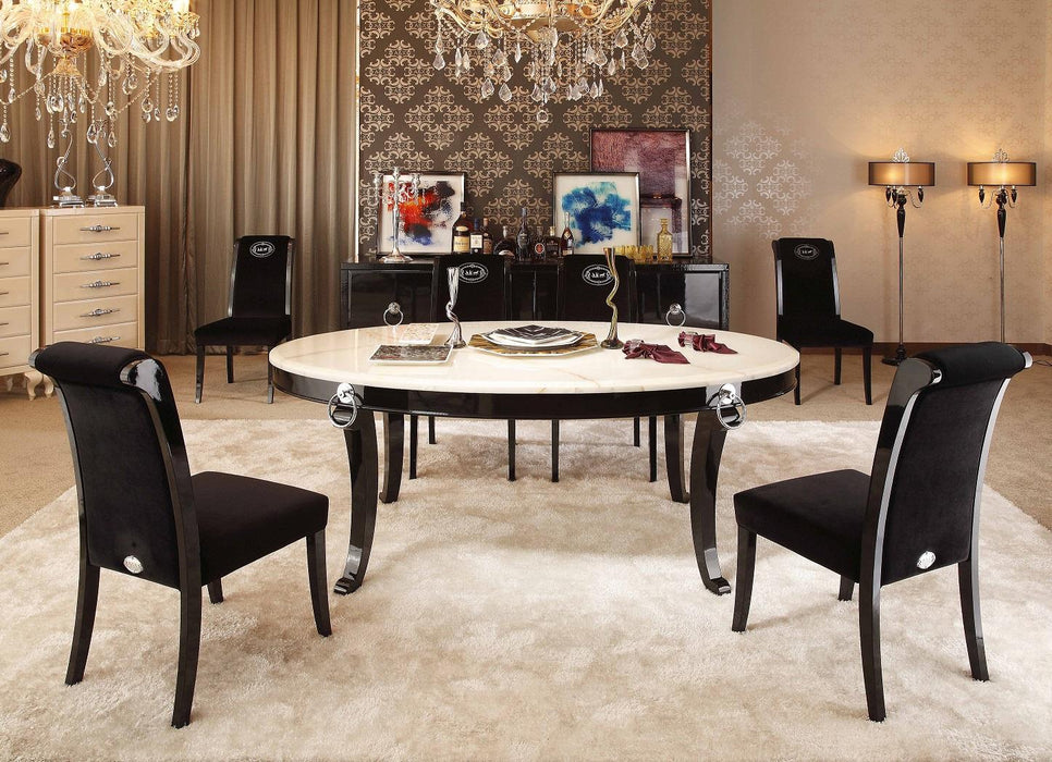 A&X Bellagio - Luxurious Transitional Marble Dining Table image