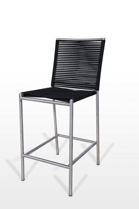 Modrest Lathrop - Modern Black Bar Stool image