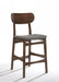 Modrest Lynn - Modern Grey & Walnut Bar Chair (Set of 2) image