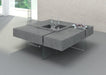 Modrest Shauna - Modern Faux Concrete Floating Coffee Table image