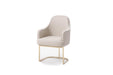 Modrest Tyler Modern Grey & Gold Dining Chair image