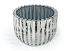 Modrest Cage Modern Stainless Steel End Table w/ Glass Top image