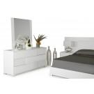 Modrest Monza Italian Modern White Bed