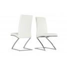 Angora - Modern White Dining Chair (Set of 2)