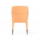 Modrest Ogden - Modern Peach & Rosegold Dining Armchair