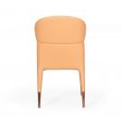 Modrest Ogden - Modern Peach & Rosegold Dining Chair (Set of 2)