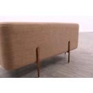 Divani Casa Adler Modern Brown Fabric Ottoman