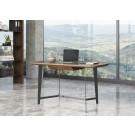 Modrest Girard - Modern Walnut & Black Glass Desk image