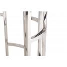 Modrest Silvan Modern Marble & Stainless Steel End Table